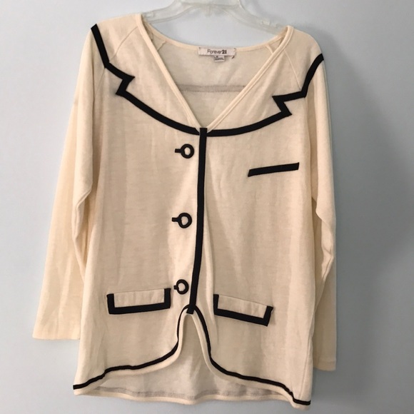 Forever 21 1980s style sweater, size large - Picture 2 of 7